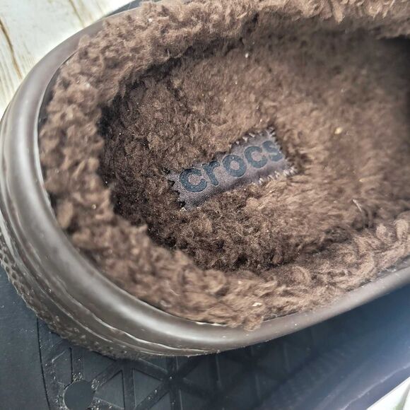 Crocs Ralen Lined Clog Men's Size 8 Gray Slip On Shoes - Picture 4 of 11